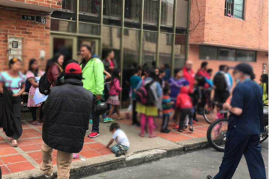En el albergue hay 59 familias con 180 niños. / Personería Distrital.