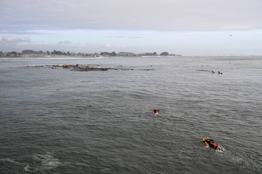 Imagen de referencia de las costas de Santa Cruz, California.
