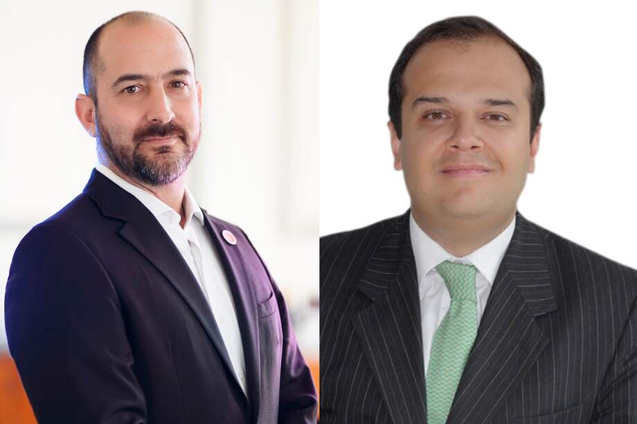 Felipe Buitrago, nuevo ministro de Cultura, y Germán Quintero, nuevo secretario jurídico de Presidencia.