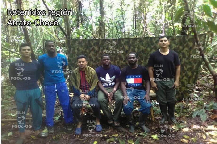 Esta es una de las pruebas de vida difundidas por el grupo guerrillero. / Tomada del Frente Occidental Omar Gómez del Eln.