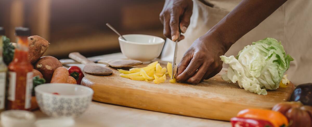 "La cocina es para celebrar la vida, la vida sabrosa".
