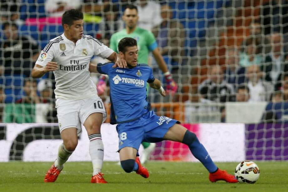 James Rodríguez elegido dentro del once ideal de la Liga de España. Foto: EFE