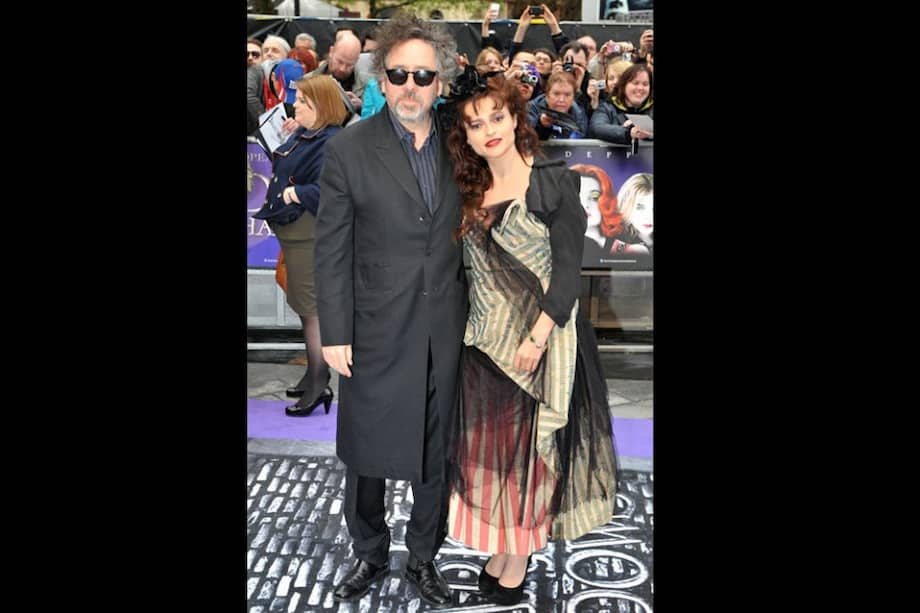 Tim Burton y Helena Bonham-Carter.