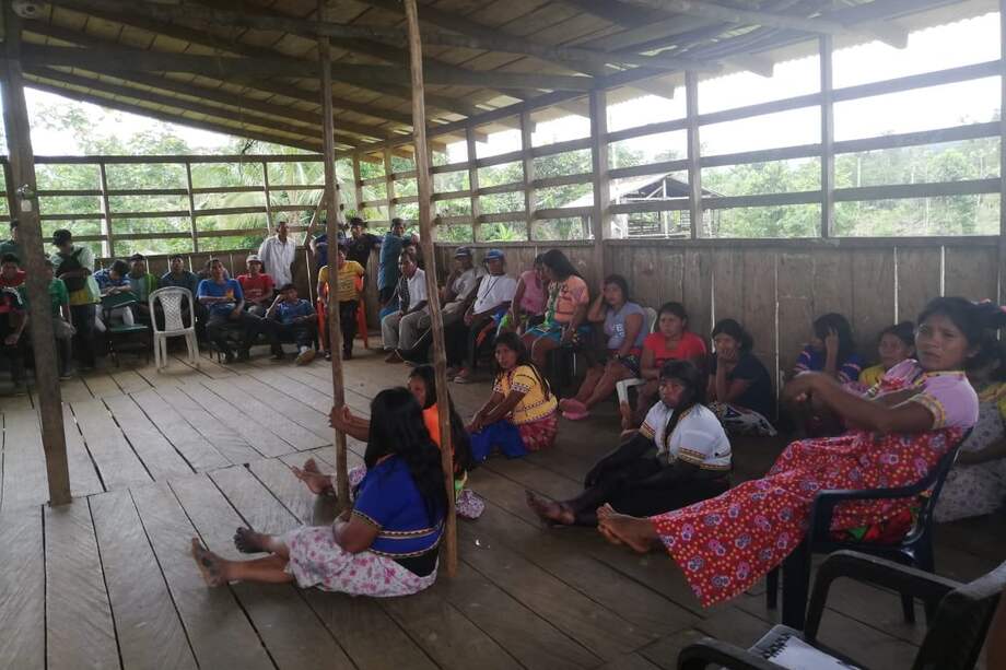 La Organización Indígena de Antioquia (OIA) denunció que hombres armados al margen de la ley, se disputan el control territorial en la zona.
/ Organización Indígena de Antioquia