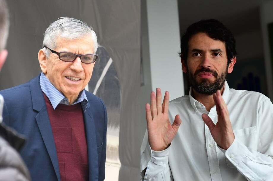 Expresidente César Gaviria y representante por el Partido Liberal Juan Carlos Losada.