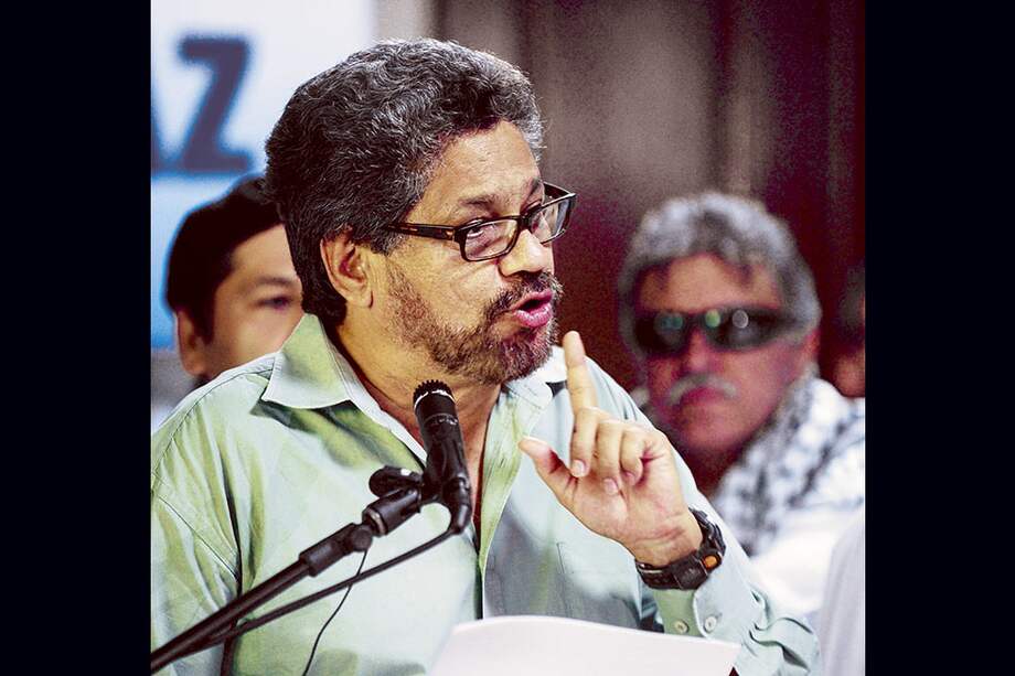 El jefe negociador de las Farc, “Iván Márquez”, ratificó la intención de la guerrilla de lograr un acuerdo. / AFP