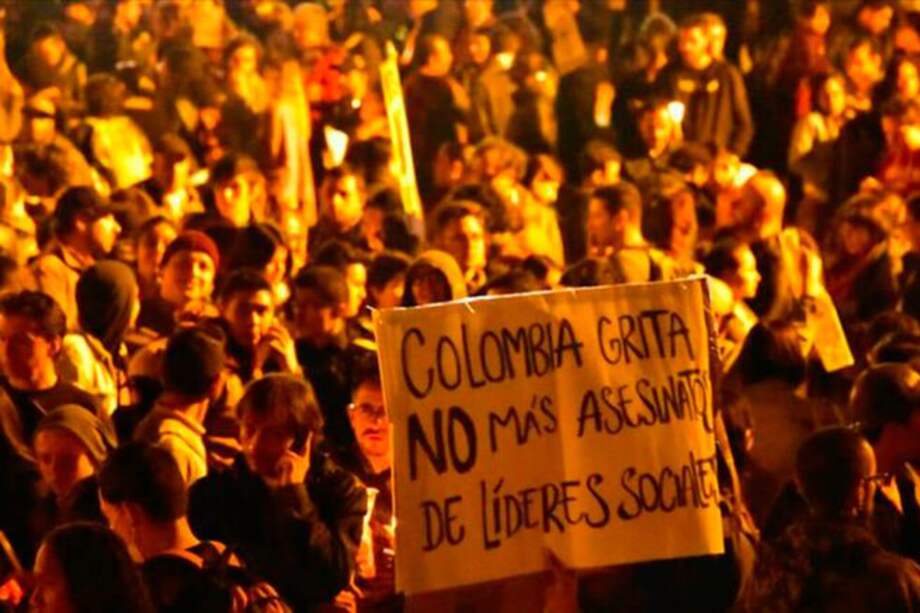 De acuerdo con la organización Indepaz, van 1.229 líderes sociales asesinados desde la firma del acuerdo de paz.