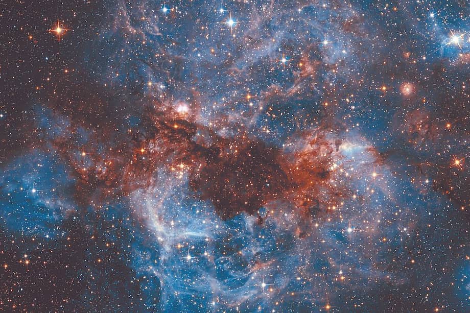 Foto de referencia. Formación de estrellas en un ambiente dominado por la radiación.