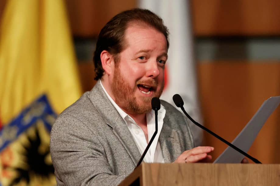 Juan Esteban Constaín habló en la inauguración de la FILBo 2026.