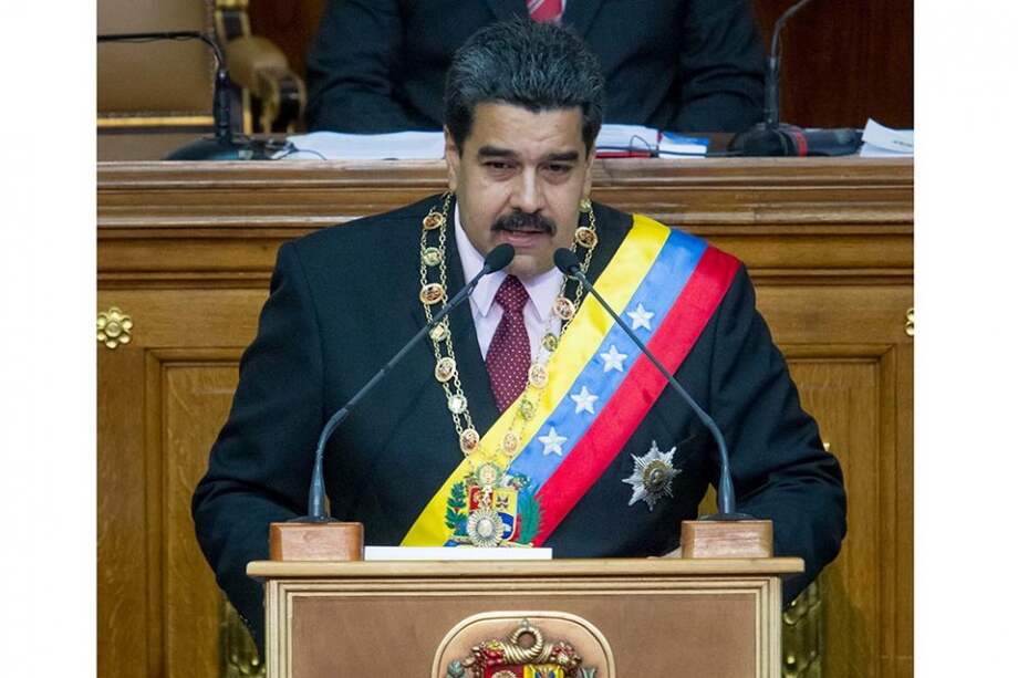 El presidente Nicolás Maduro y el presidente de la AN, Diosdado Cabello. / EFE