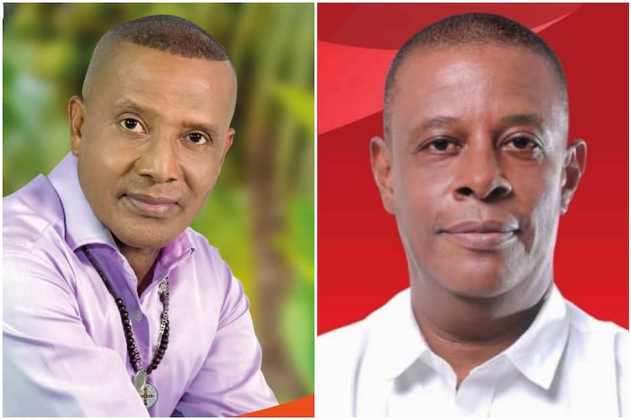 A la izquierda, Patrocinio Sánchez Montes de Oca y Ariel Palacios, elegido gobernador de Chocó. / Fotos: Cortesía