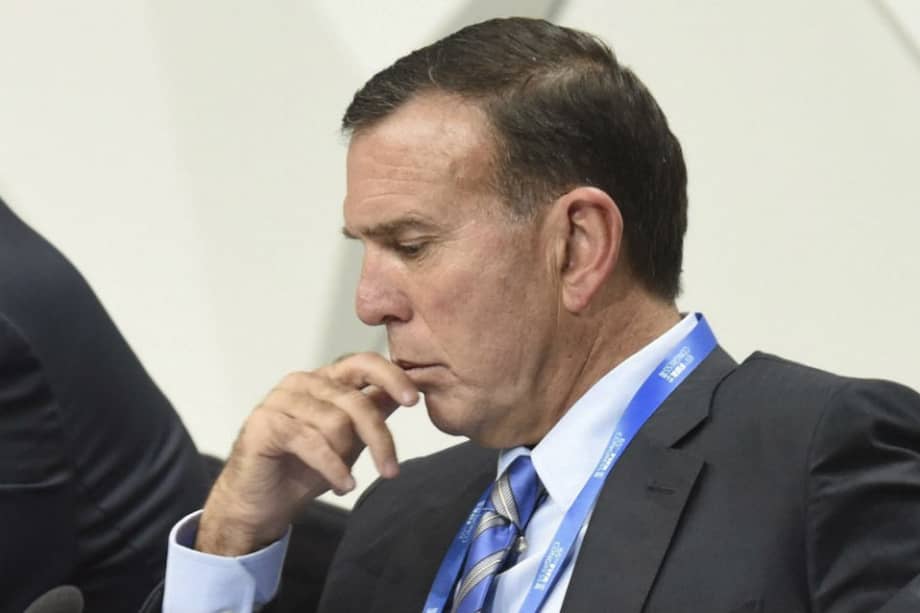 Juan Ángel Napout, presidente de la Conmebol detenido en Zúrich. Foto: AFP