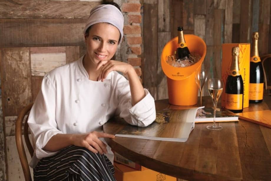 Helena Rizzo, titular del restaurante Maní en Sao Paulo (Brasil) junto con su esposo Daniel Redondo, que es la ganadora del premio Veuve Clicquot 2014 a la mejor chef femenina del mundo, informó la revista "Restaurant".