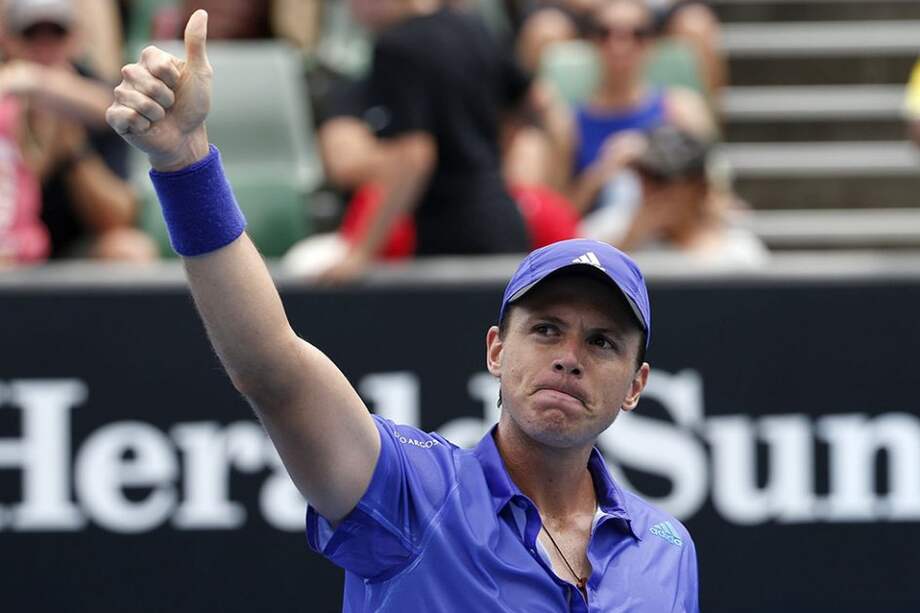 Alejandro González venció en tres sets a Fabio Fognini. Foto: AFP