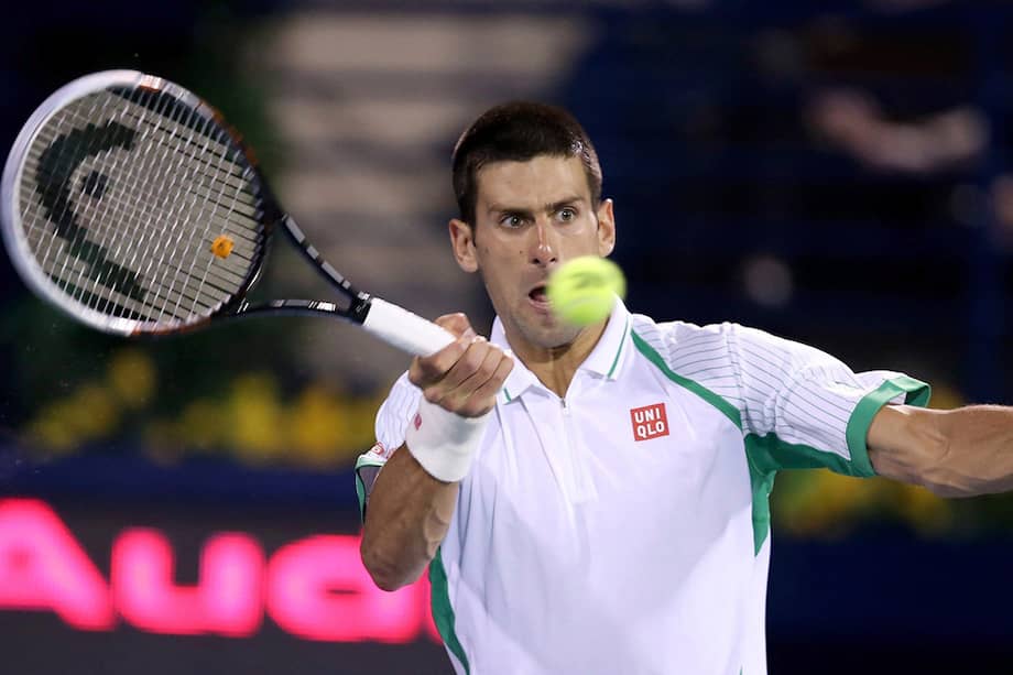 Novak Djokovic vence a Juan M. Del Potro en abierto de Dubai