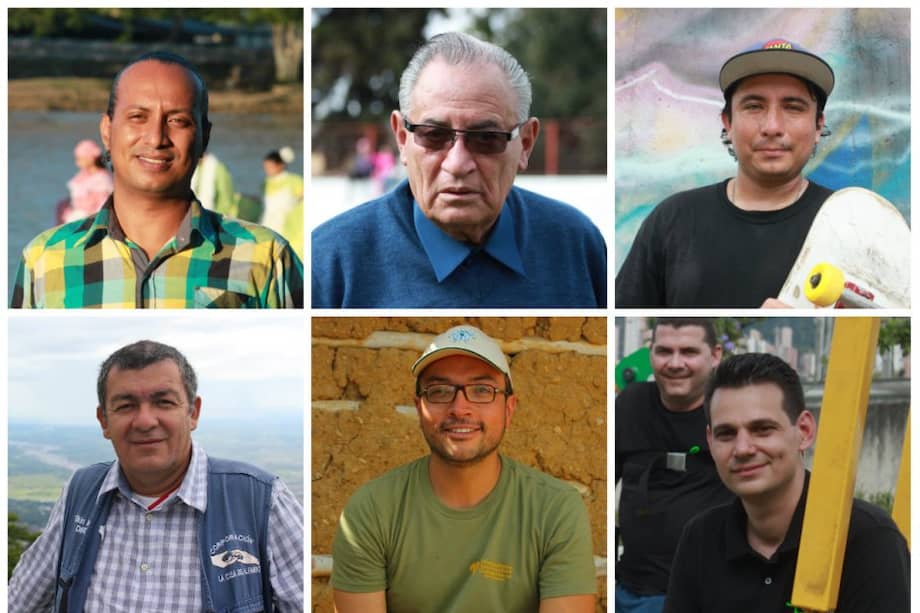 Pablo Jiménez, Isaias Guerrero, Óscar Piñeres, Elkin Zapata, Camilo Prieto y Freddy Luna fueron los ganadores de este año. / Caracol TV