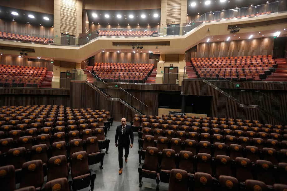 FOTODELDÍA AME4403. CALI (COLOMBIA), 29/07/2026.- Fotografía que muestra una vista general del auditorio de la Arena USC este miércoles, lugar para la investidura del presidente electo, Abelardo de la Espriella, que se celebrará el próximo 7 de agosto, en Cali (Colombia). EFE/ Ernesto Guzman Jr
