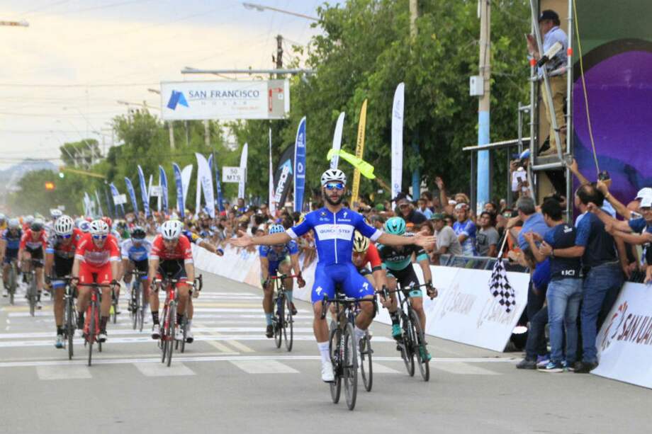 Fernando Gaviria, ciclista colombiano. / AFP