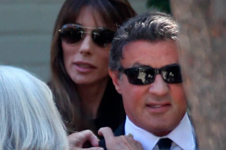 Sylvester Stallone y su esposa Jennifer Flavin. / Bang Showbiz