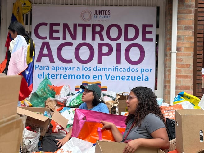 El papel clave de la diáspora tras los terremotos en Venezuela