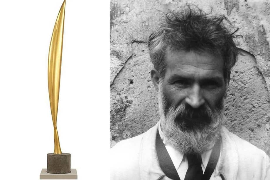 La obra "Bird in space", de Constantin Brâncuși, hizo parte de una serie de más de 10 esculturas en diferentes materiales.