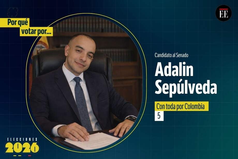 Adalin Sepúlveda, candidato al Senado.