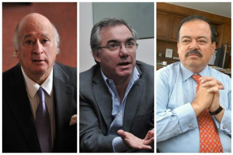 Los exministros Sabas Pretelt, Diego Palacio y el exsecretario Alberto Velásquez. / Archivo El Espectador