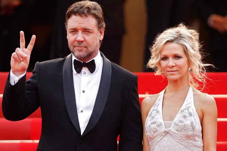 Russell Crowe y Danielle Spencer en 2012. / Efe