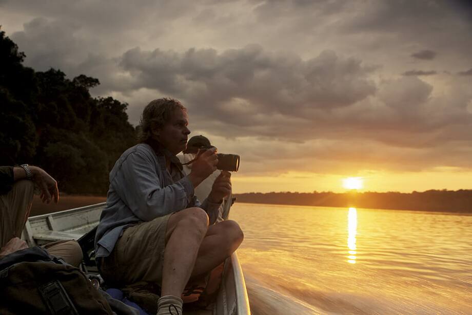La propuesta. Crear un camino ecológico y cultural que pueda proteger 200 millones de hectáreas en la Amazonía, que conecte sus reservas naturales, cruce ocho países y albergue 385 comunidades indígenas. / Fotos: Cortesía El sendero de la anaconda