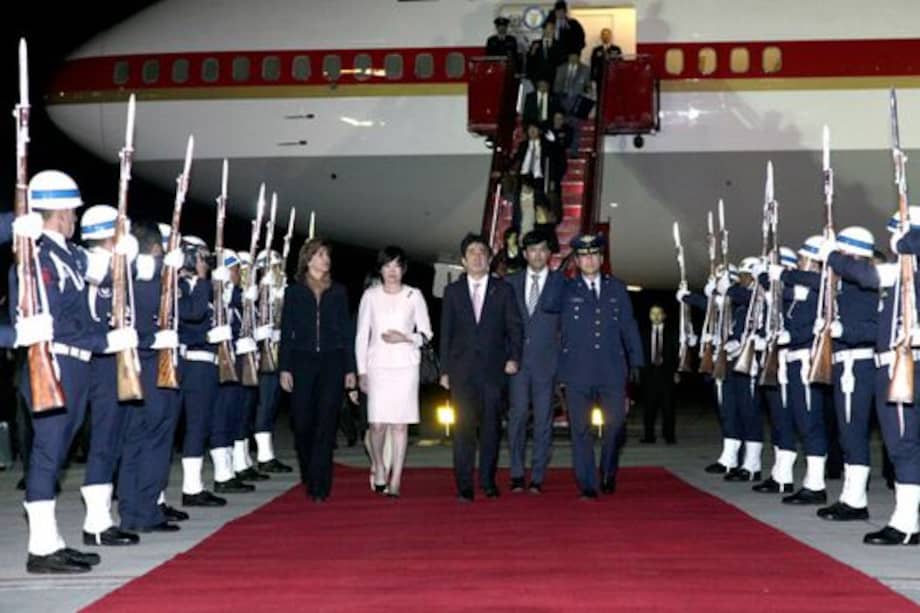 Shinzo Abe fue el primer ministro japonés que hizo una visita oficial a Colombia, en 2014.