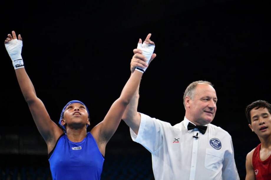 Ingrit Valencia aseguró bronce en los Juegos Olímpicos de Río de Janeiro. Foto: AFP