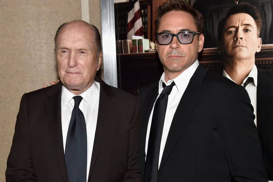 Los actores Robert Duvall y Robert Downey Jr.