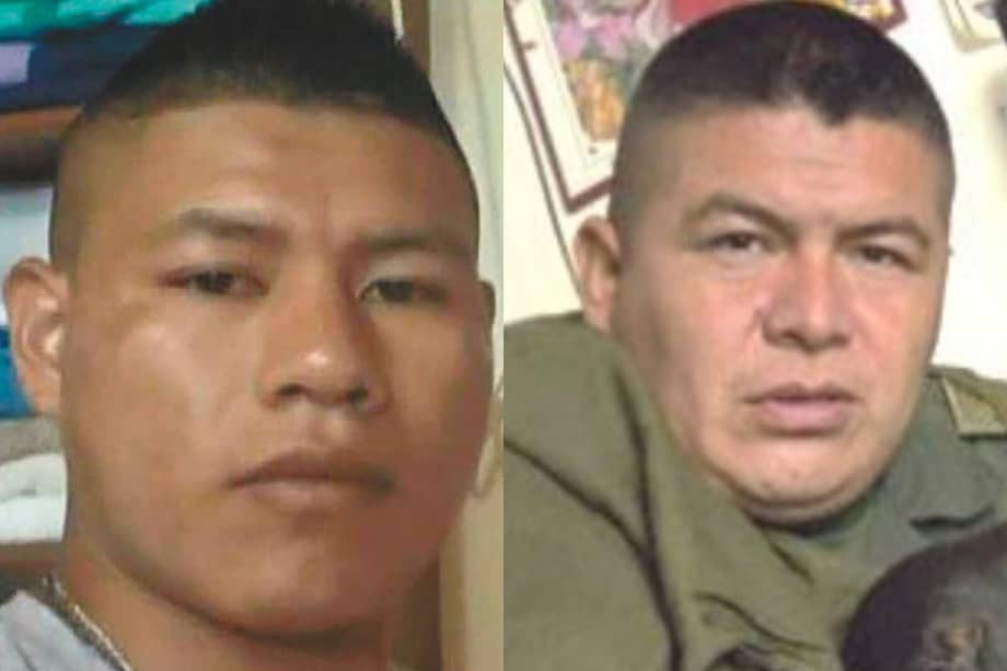 Alias "Mayimbú" (izquierda) y alias "Cholinga" (derecha) fueron dos de los más temidos líderes de las disidencias de "Iván Mordisco" en el suroccidente del país.