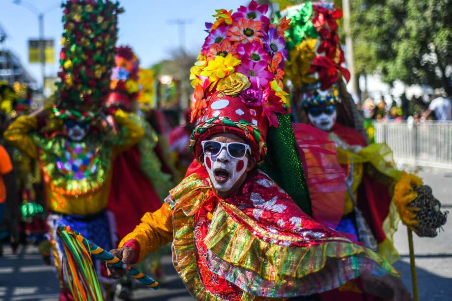 Imagen de la Batalla de Flores 2018. / AFP