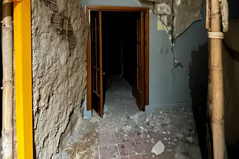 El Museo de Arte de Pereira tuvo que cerrar sus puertas tras el terremoto.
