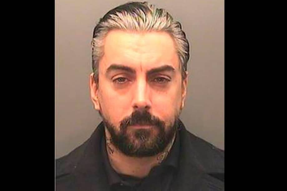 El excantante de la banda de nu-metal galesa Lostprophets Ian Watkins. Watkins, de 36 años.