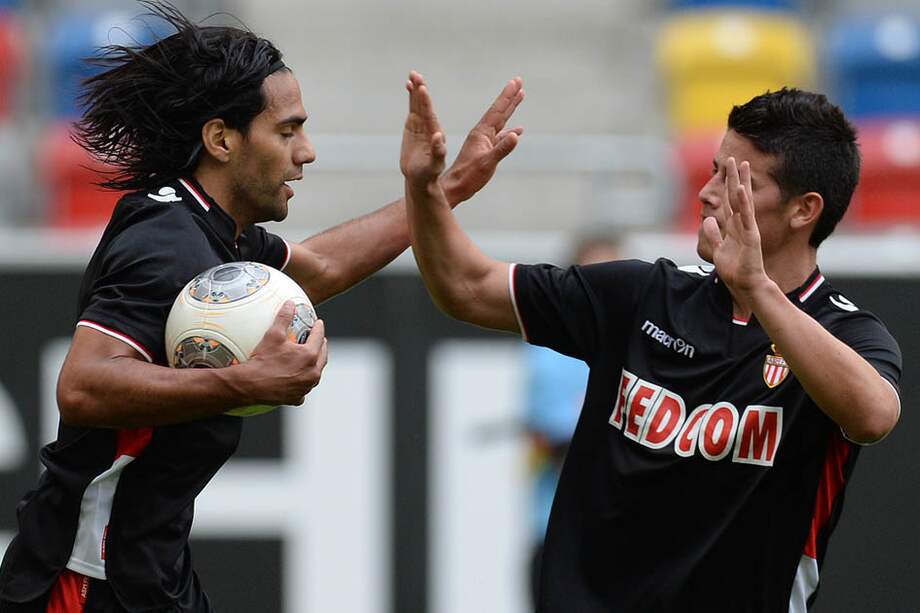 Falcao y James, estrellas del AS Mónaco. / Archivo El Espectador