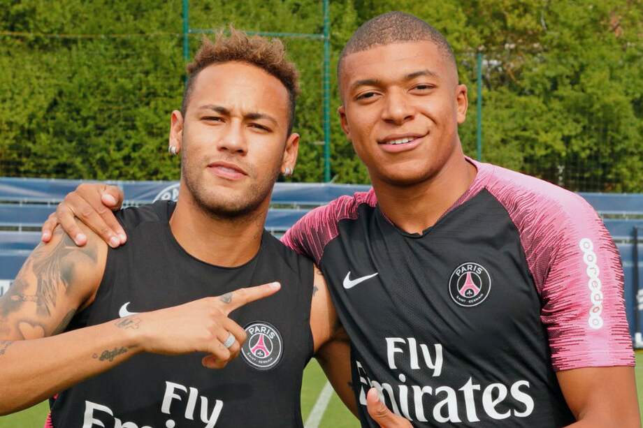Neymar y Mbappe, dos de los referentes del PSG. / PSG