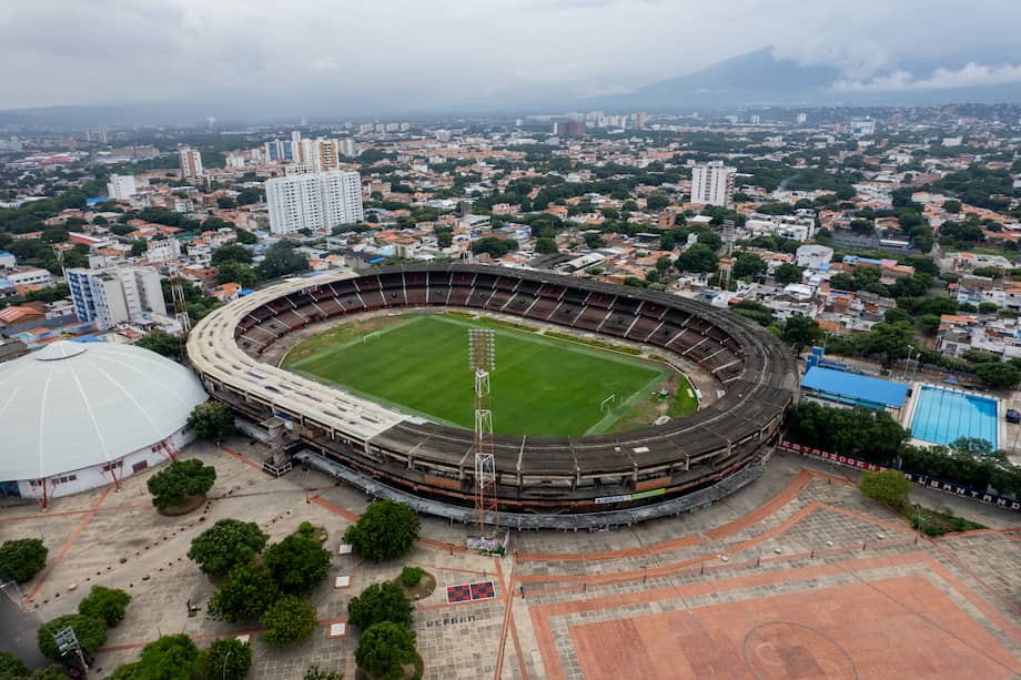 Estadio General Santander en Cúcuta, Norte de Santander, casa de Cúcuta Deportivo, campeón del fútbol colombiano en 2006-II.