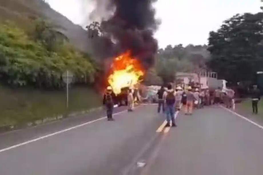 La vía Panamericana estuvo cerrada completamente por más de seis horas.