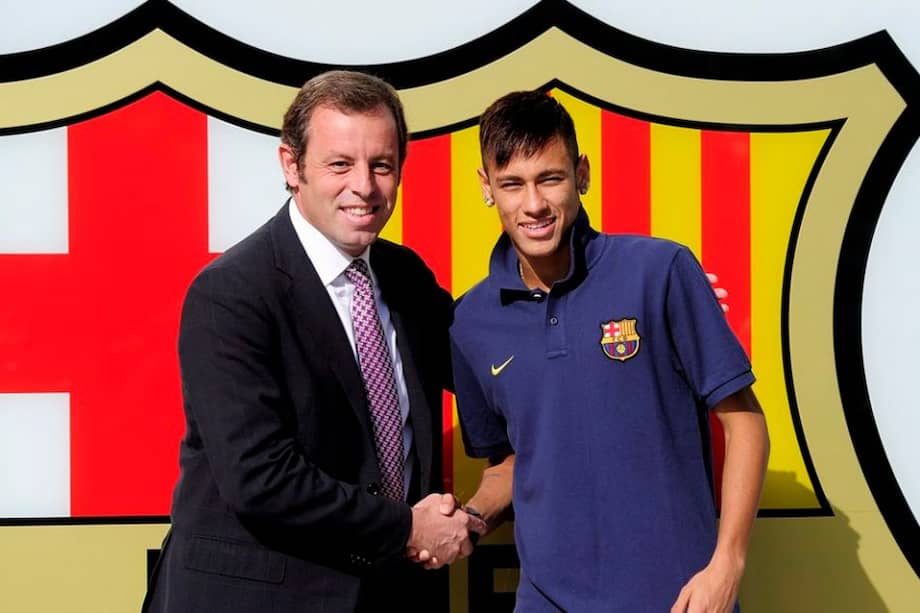 Sandro Rosell defiende la legalidad del contrato de Neymar