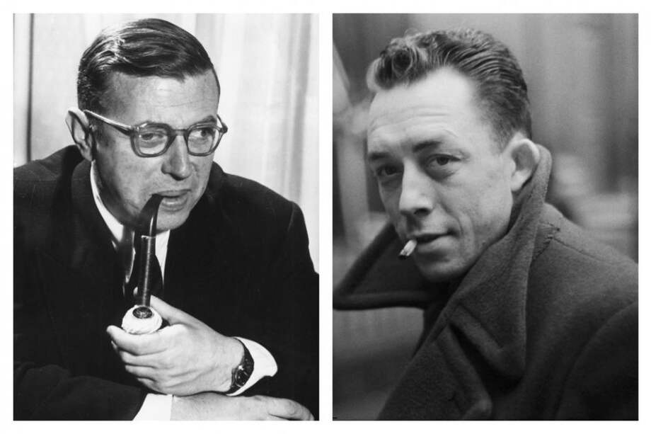 Jean-Paul Sartre y Albert Camus.