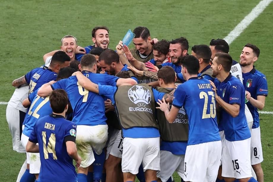 La selección italiana, una de las máximas favoritas del torneo.