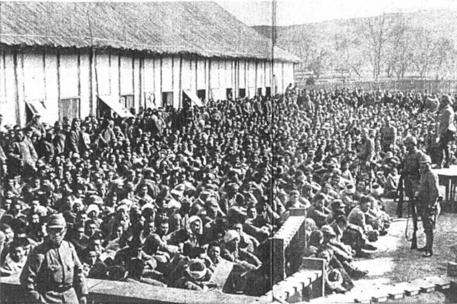 Imegen de la masacre japonesa de Nankín en 1937.