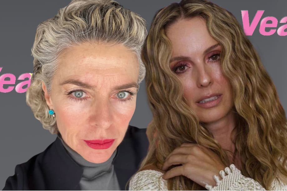 Margarita Rosa de Francisco y Claudia Bahamón.