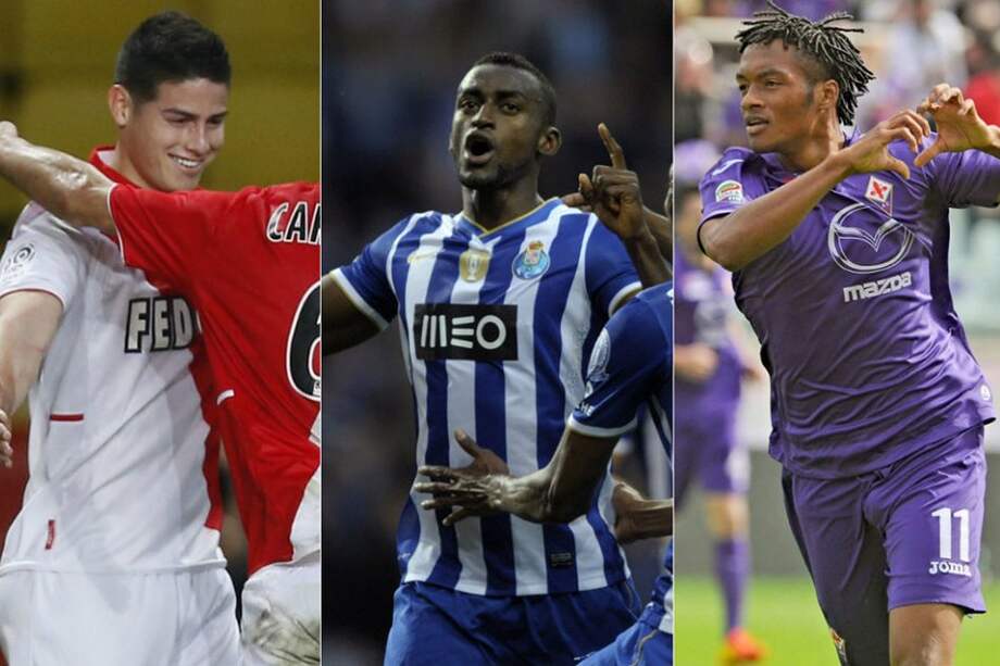Tres colombianos en el 11 ideal de la jornada del fútbol europeo