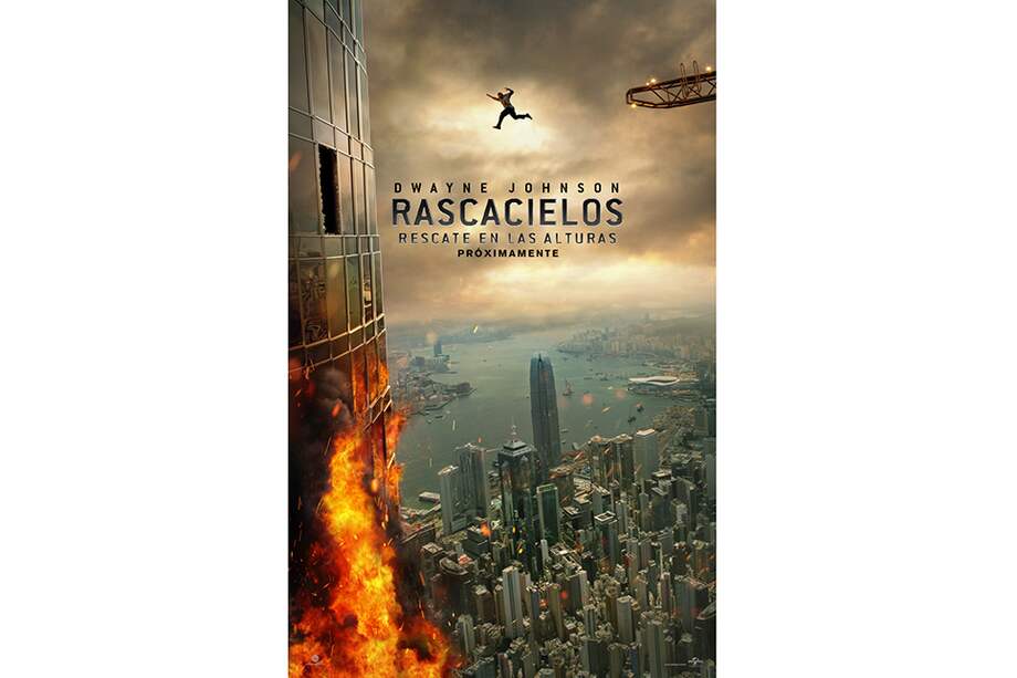 Imagen de la película "Rascacielos: rescate en las alturas". / Cortesía