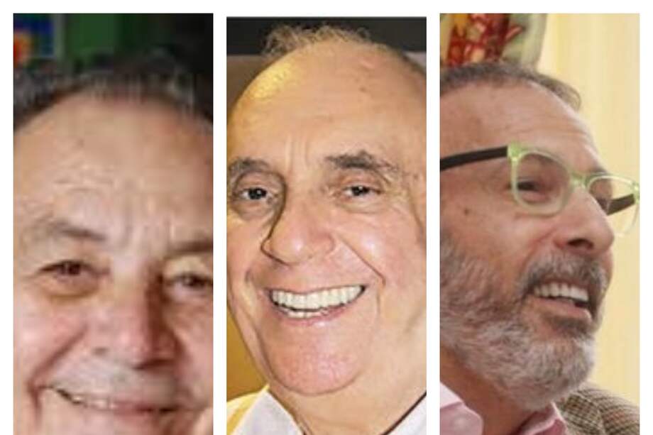 De izquierda a derecha: Lucas Gnecco, José Name y "Yuyo" Daes.