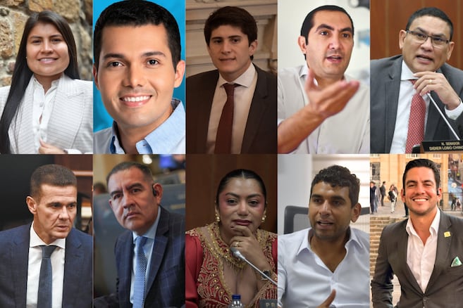 Карен Манрике, Хуан Лорето Гомес, Вадит Манзур, Давид Баргиль, Дидье Лобо, Карлос Куэнка, Вильмер Каррильо, Марта Перальта, Давид Расеро и Алекс Флорес.