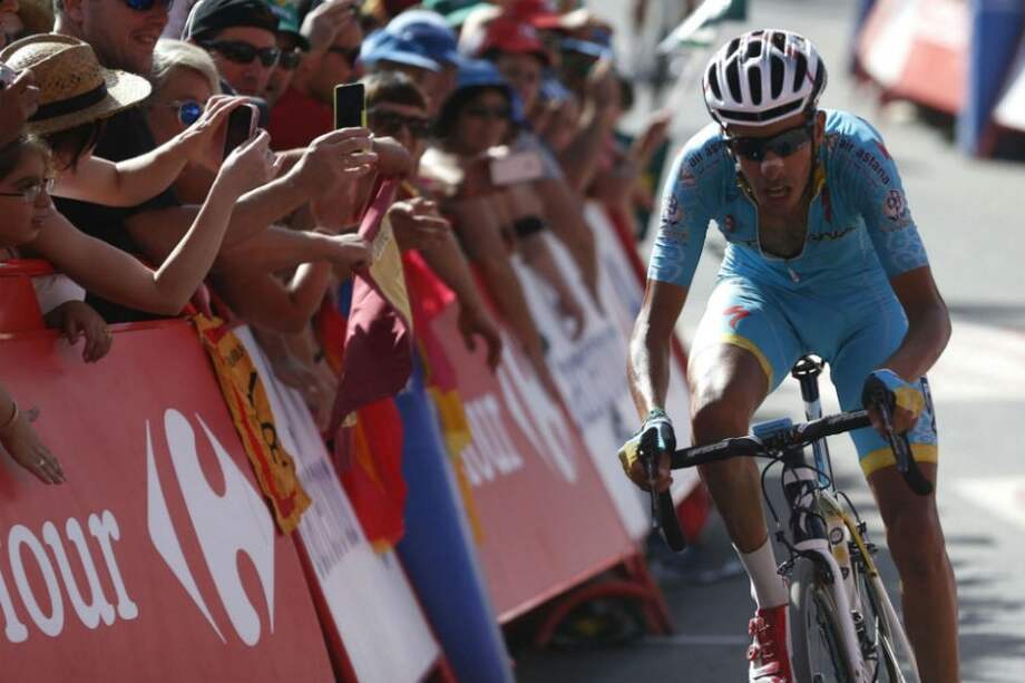 Fabio Aru, nuevo líder de la Vuelta a España. Foto: AFP
